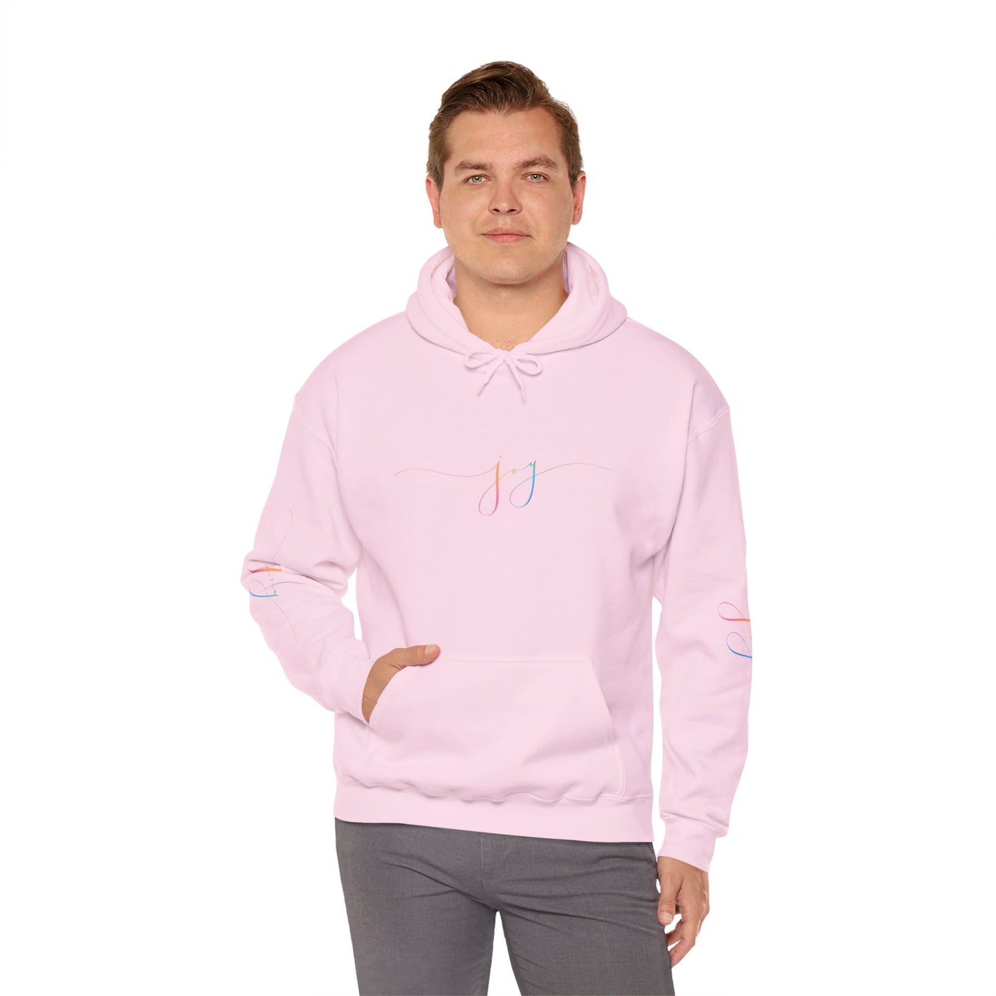 "JOY" Minimal Pastel 'JJ' Hoodie