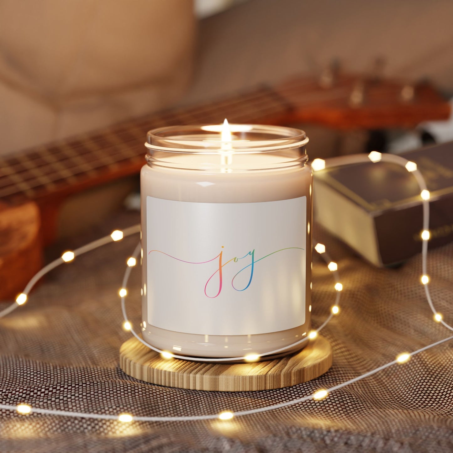 "JOY" Soy Candle — 9oz Scented Jar