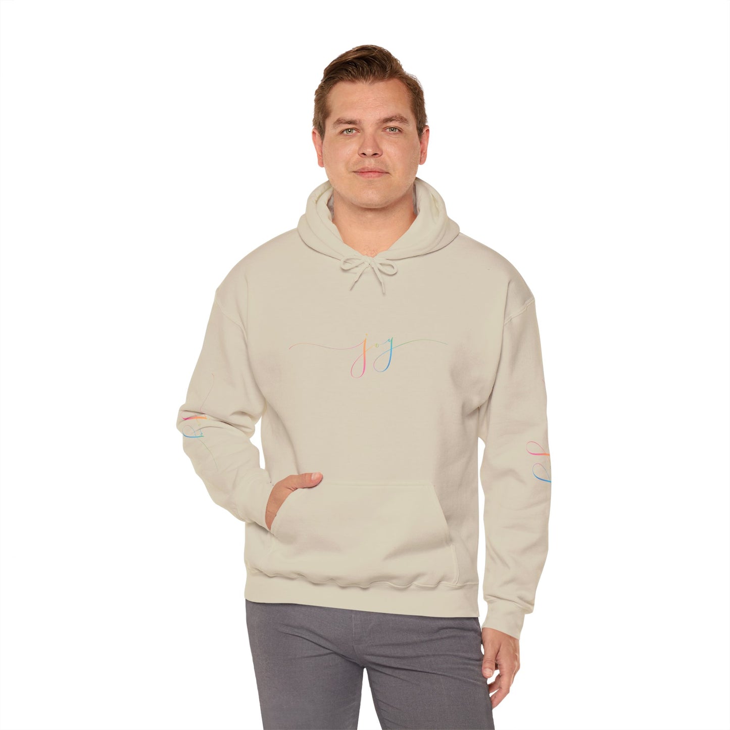 "JOY" Minimal Pastel 'JJ' Hoodie