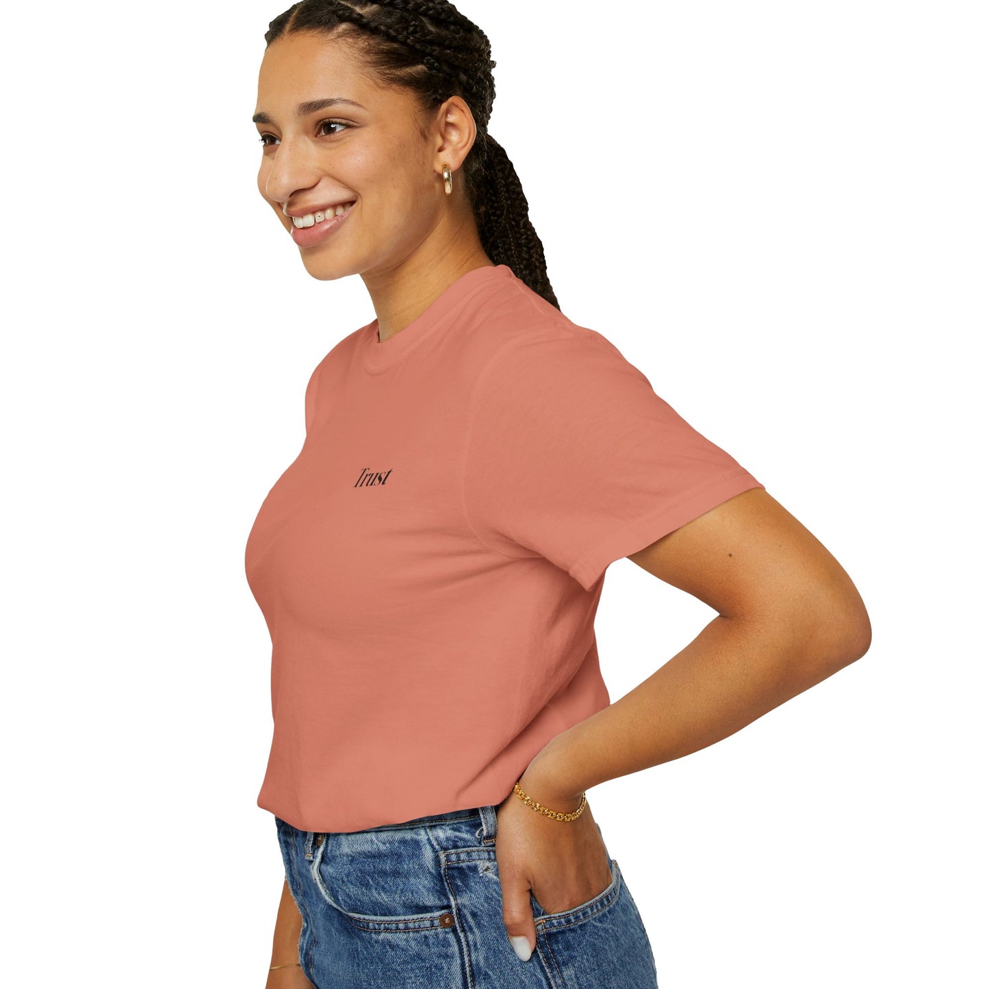 The Power of Words Collection - "Trust" with Birds Unisex Soft-style T-Shirt