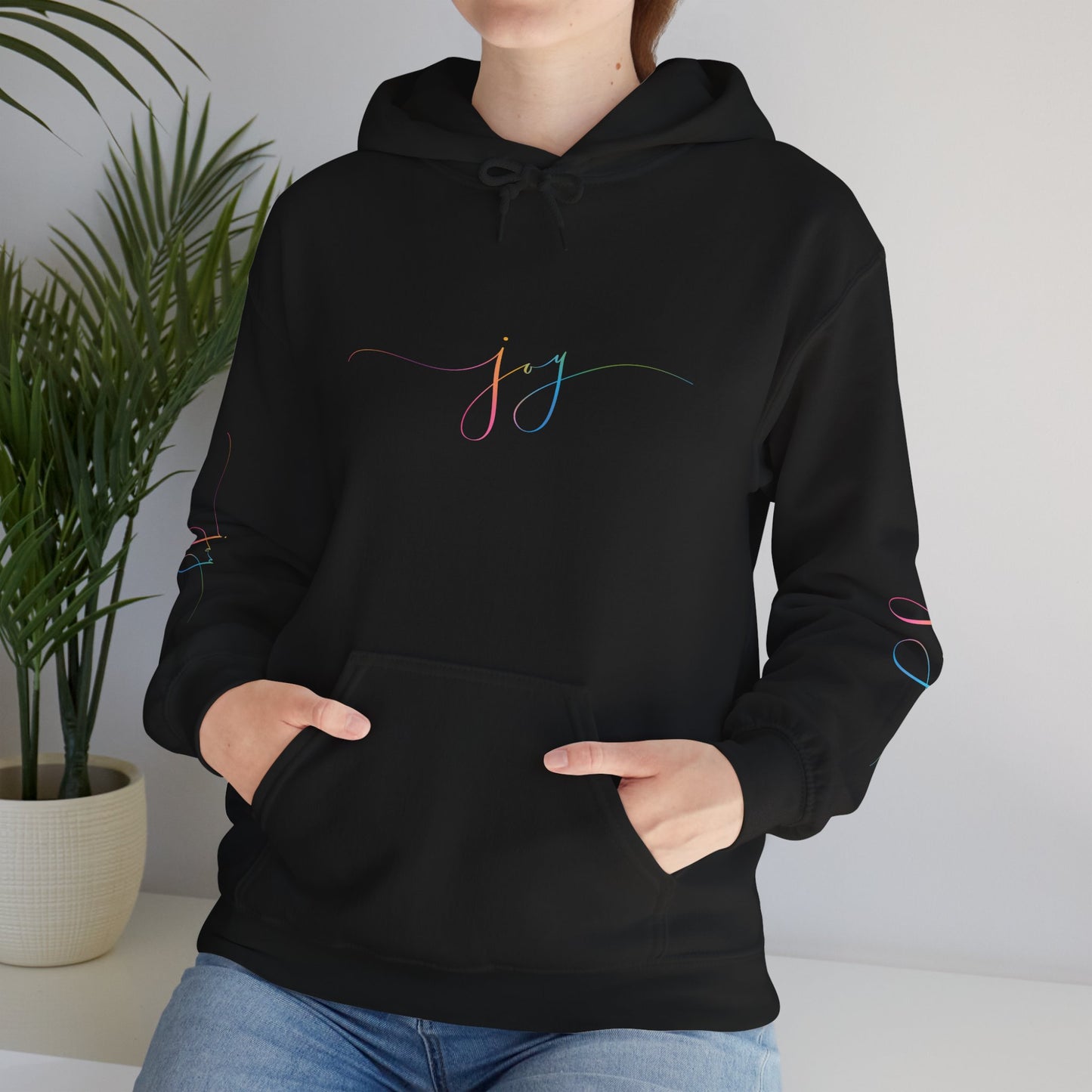 "JOY" Minimal Pastel 'JJ' Hoodie
