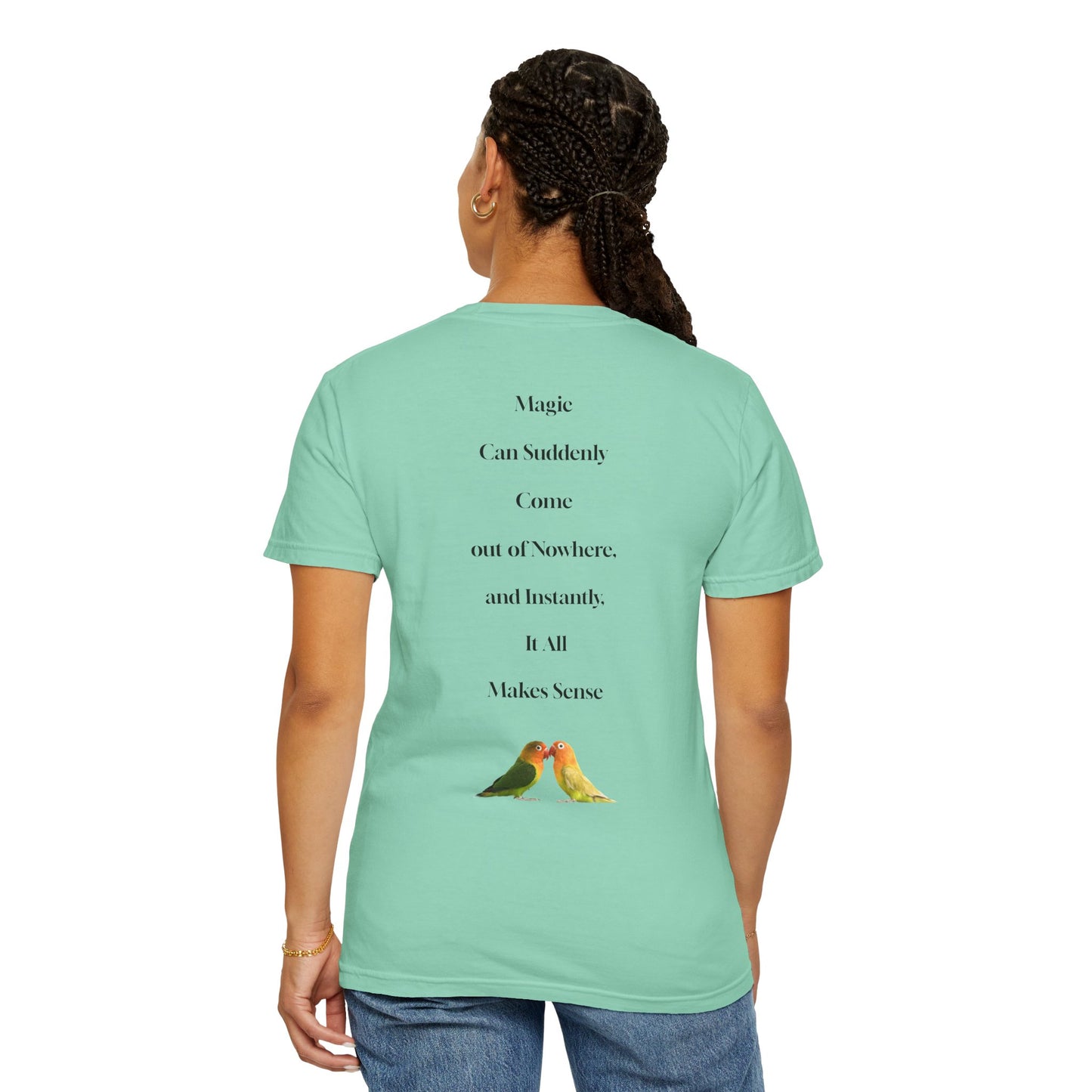 The Power of Words Collection - "Trust" with Birds Unisex Soft-style T-Shirt