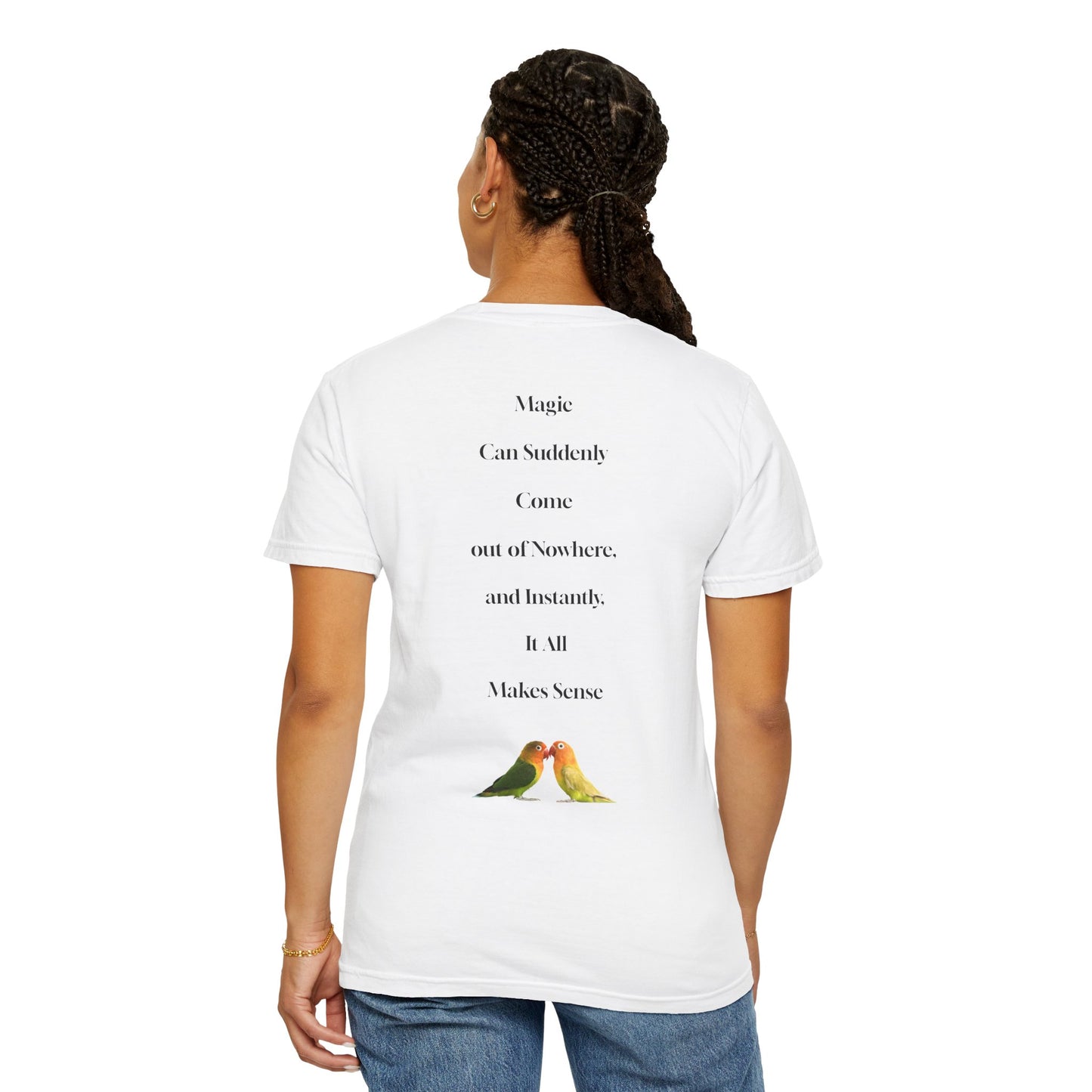 The Power of Words Collection - "Trust" with Birds Unisex Soft-style T-Shirt