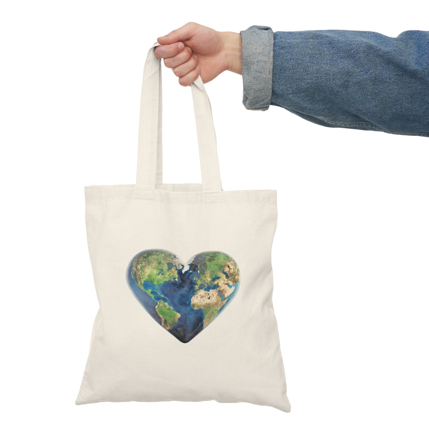 "JOY" Natural Canvas Tote Bag