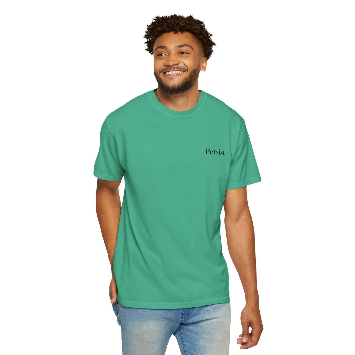 The Power of Words Collection - "Persist" with Mountain Path Unisex Soft-style T-Shirt