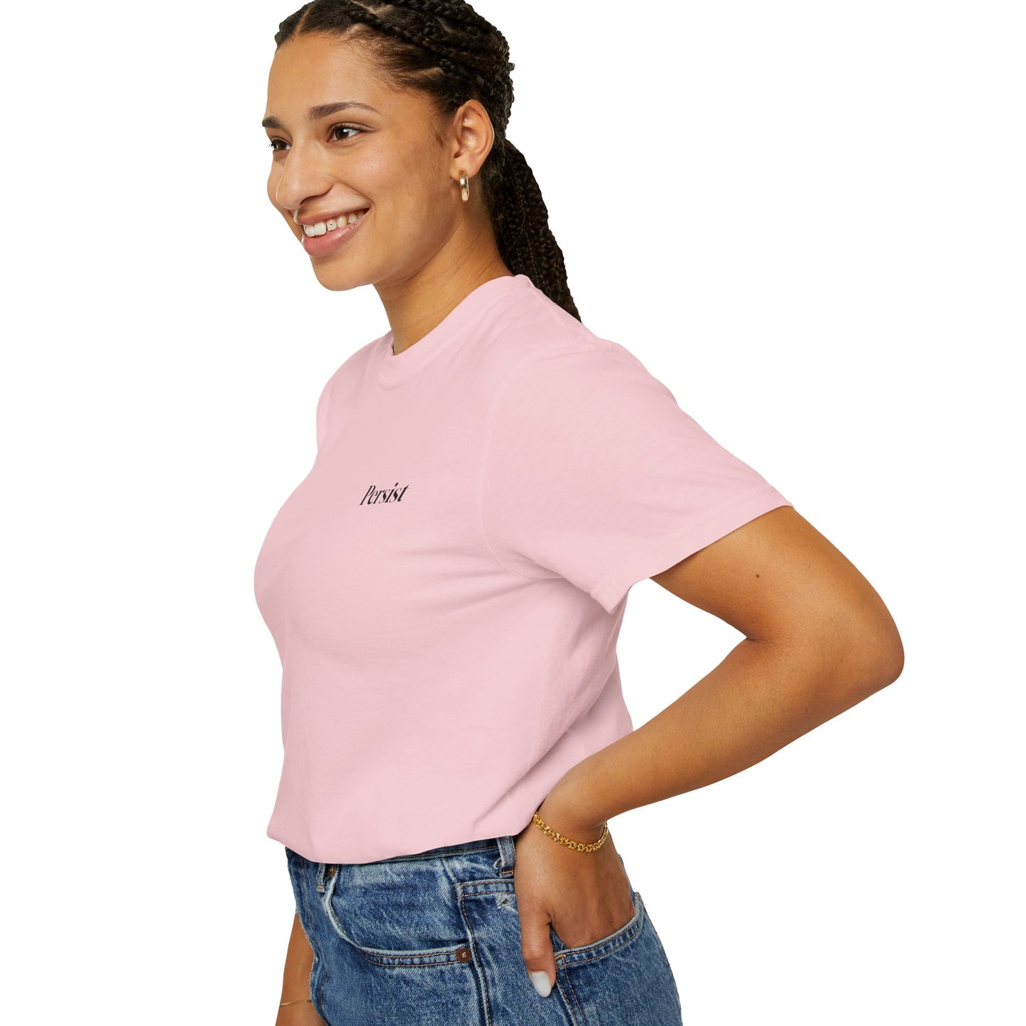 The Power of Words Collection - "Persist" with Mountain Path Unisex Soft-style T-Shirt