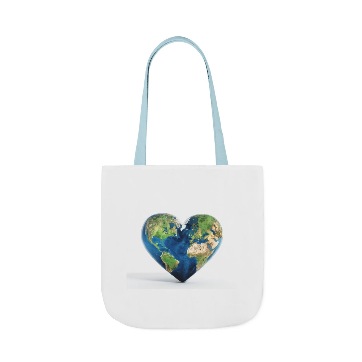 "JOY" Heart Earth Canvas Tote