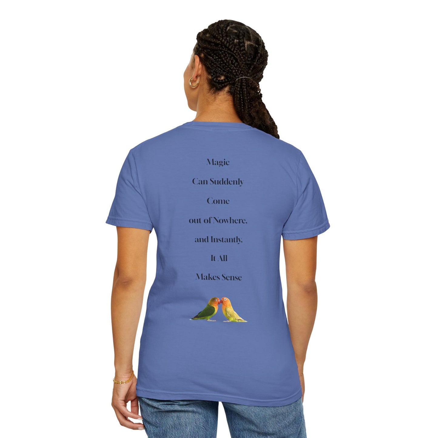 The Power of Words Collection - "Trust" with Birds Unisex Soft-style T-Shirt