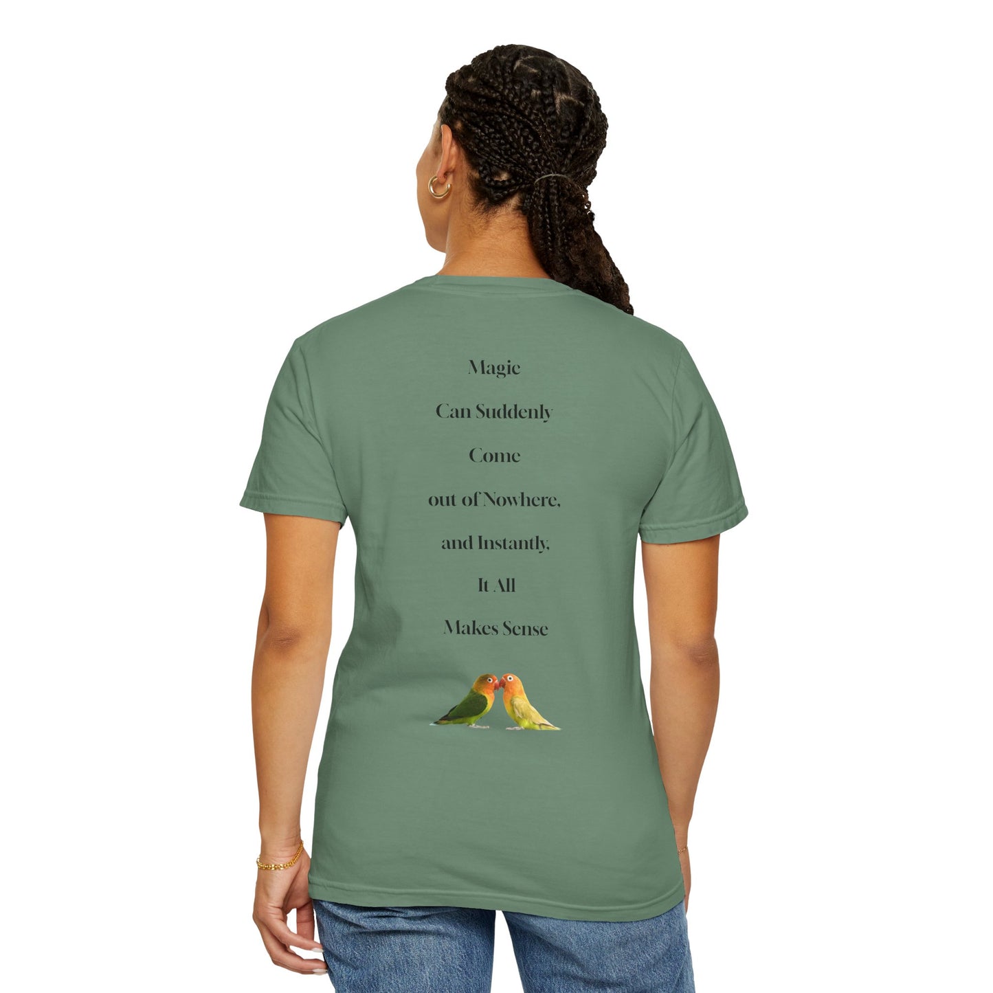 The Power of Words Collection - "Trust" with Birds Unisex Soft-style T-Shirt