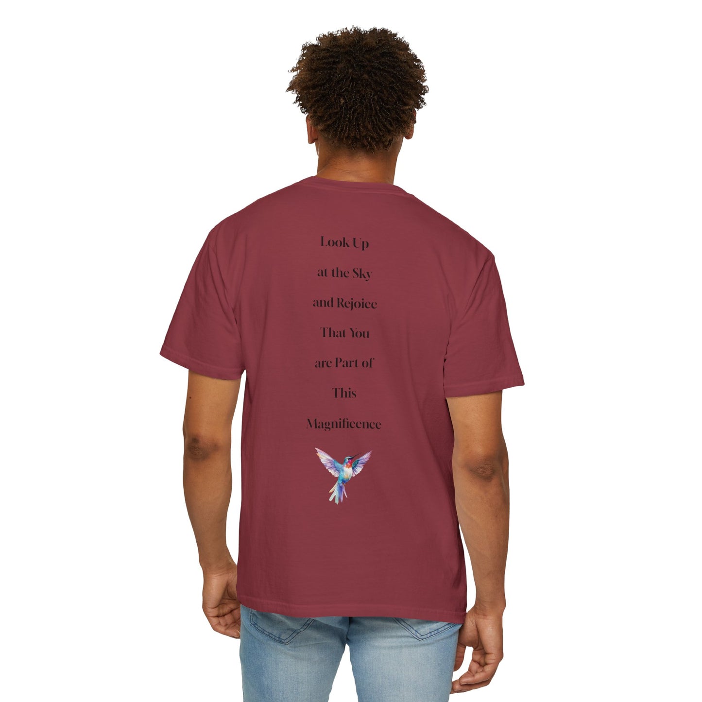 The Power of Words Collection - "Dream" with Humming Bird Unisex Soft-style T-Shirt