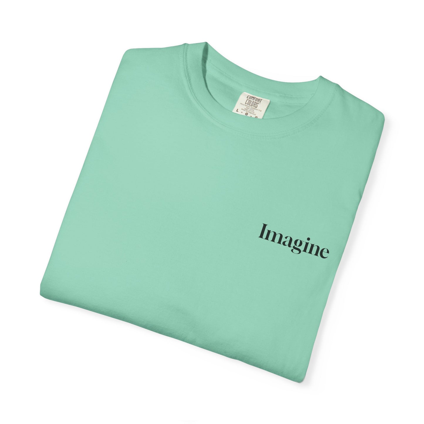 The Power of Words Collection - "Imagine" with Magic Book Unisex Soft-style T-Shirt