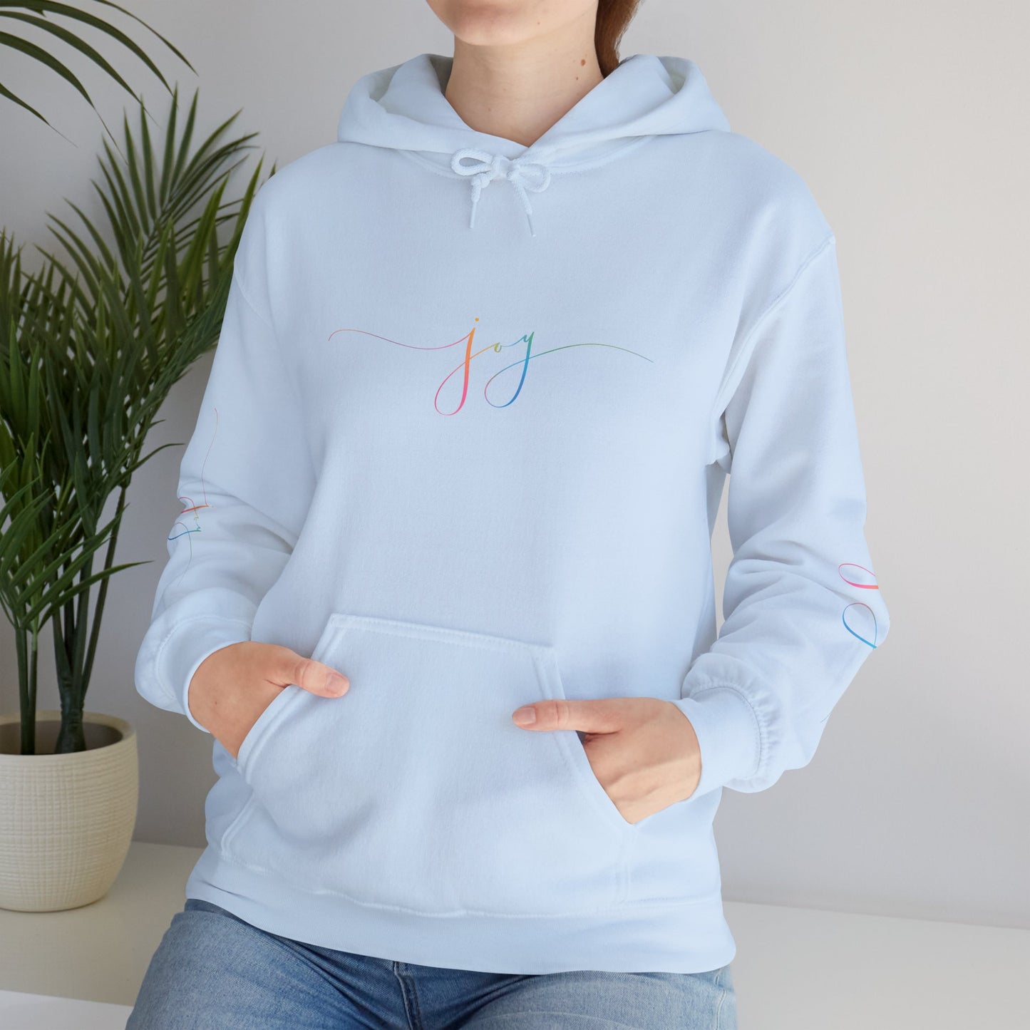 "JOY" Minimal Pastel 'JJ' Hoodie