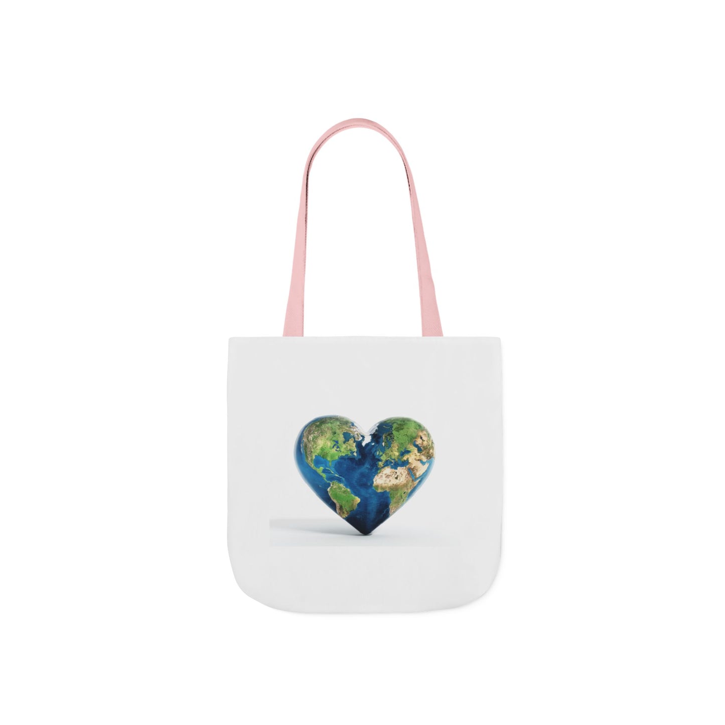 "JOY" Heart Earth Canvas Tote