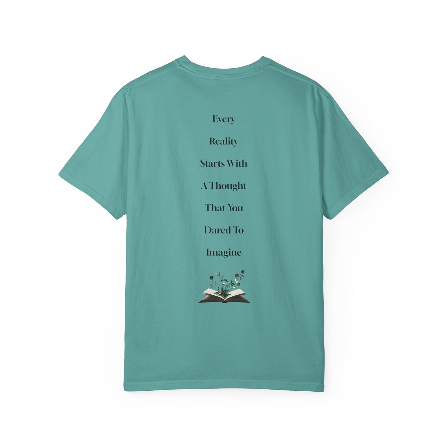 The Power of Words Collection - "Imagine" with Magic Book Unisex Soft-style T-Shirt