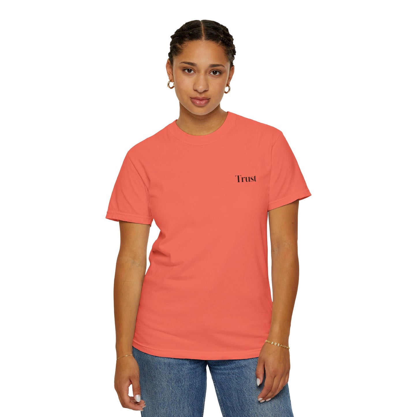 The Power of Words Collection - "Trust" with Birds Unisex Soft-style T-Shirt
