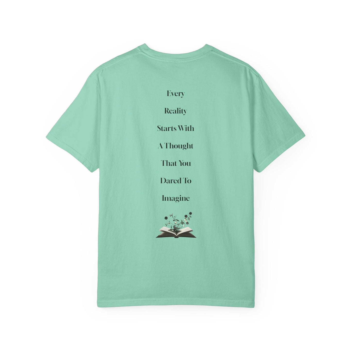 The Power of Words Collection - "Imagine" with Magic Book Unisex Soft-style T-Shirt