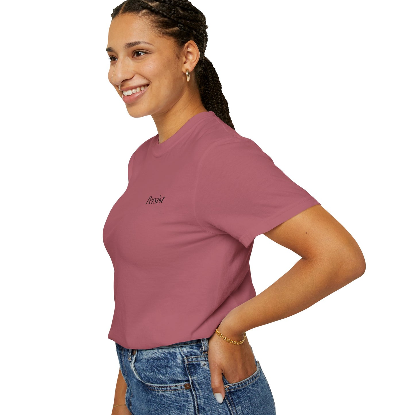 The Power of Words Collection - "Persist" with Mountain Path Unisex Soft-style T-Shirt