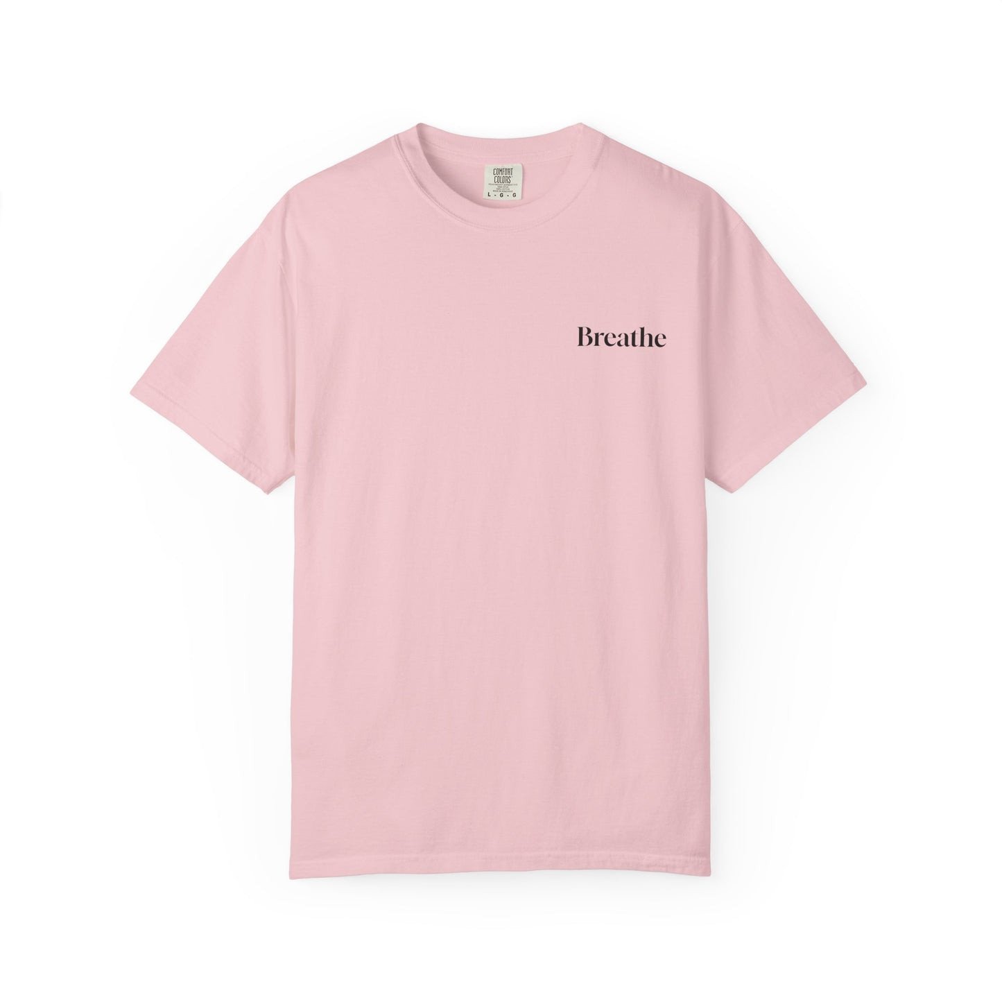 The Power of Words Collection - "Breathe" with Feather Unisex Soft-style T-Shirt