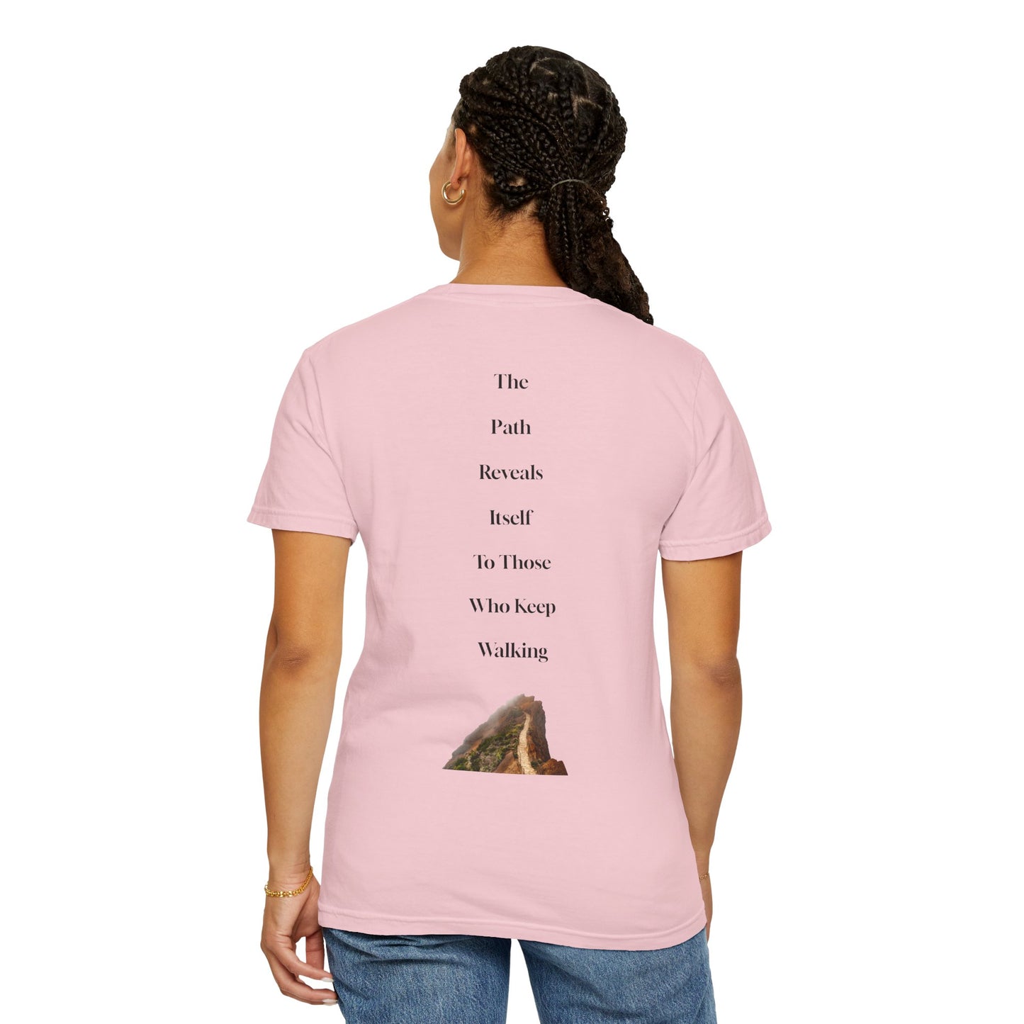 The Power of Words Collection - "Persist" with Mountain Path Unisex Soft-style T-Shirt