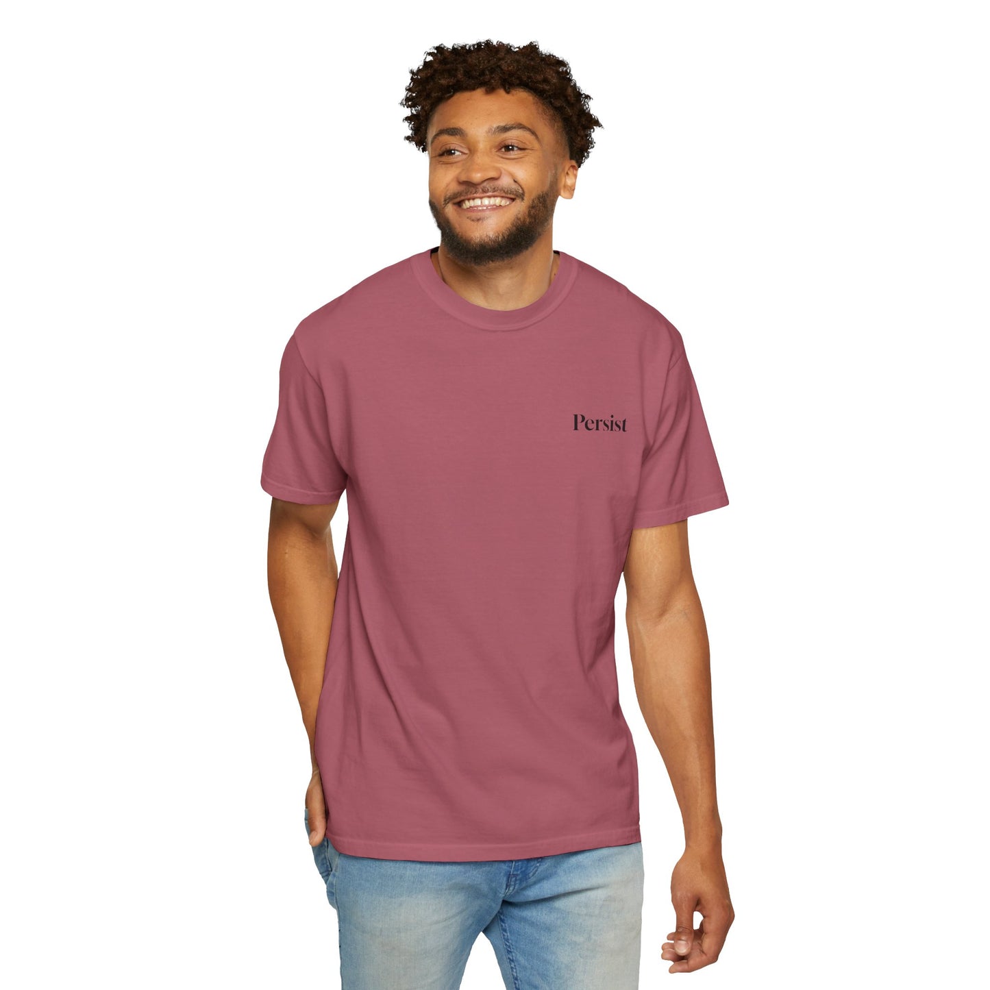 The Power of Words Collection - "Persist" with Mountain Path Unisex Soft-style T-Shirt